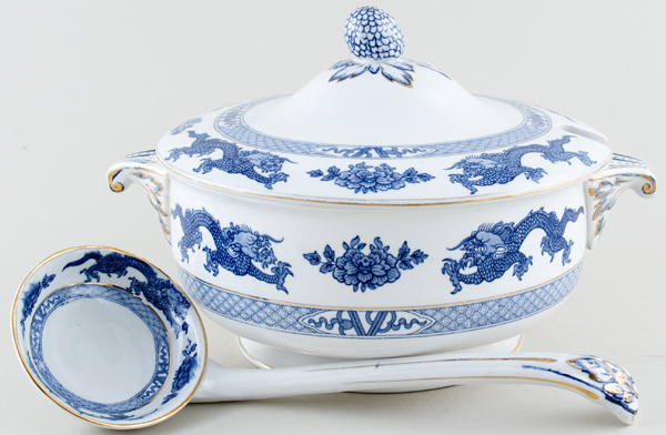 Soup Tureen and Ladle c1920s